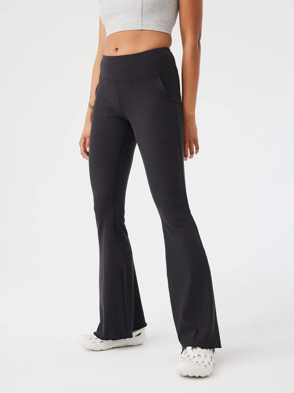 Outdoor Voices Flared Ribbed Leggings
